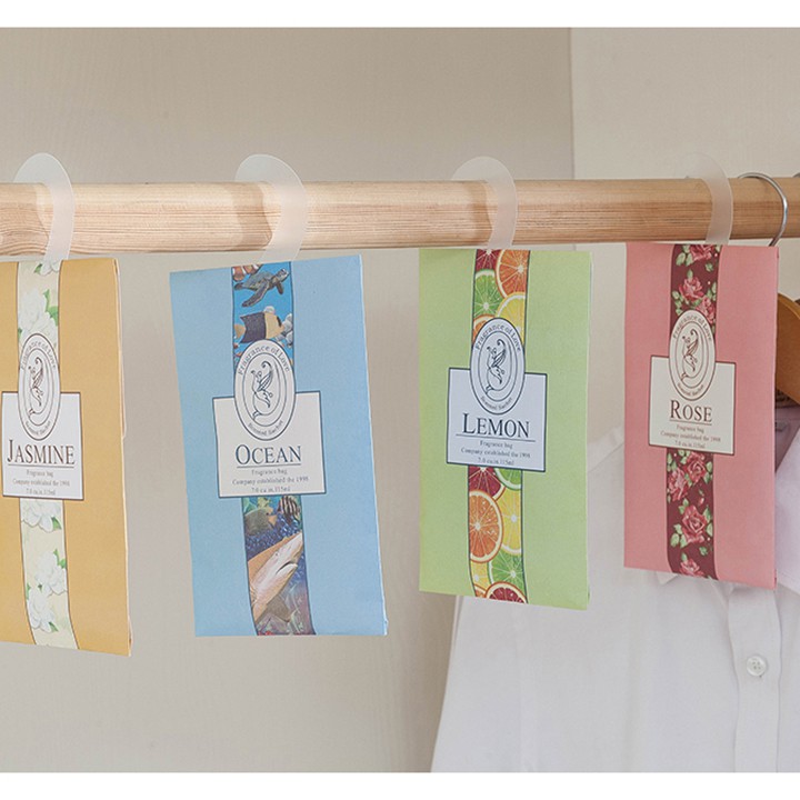 Túi thơm thảo mộc tinh dầu hương hoa tự nhiên có móc khử mùi tủ quần áo phòng ngủ nhà tắm vệ sinh youngcityshop 30.000