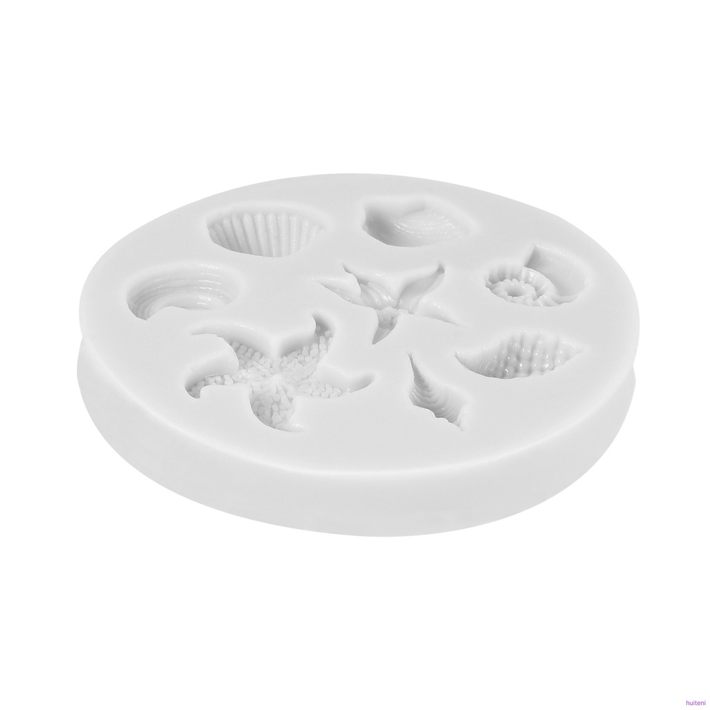 Khuôn Silicone Tạo Hình Làm Bánh Kẹo Hình Vỏ Sò 3d