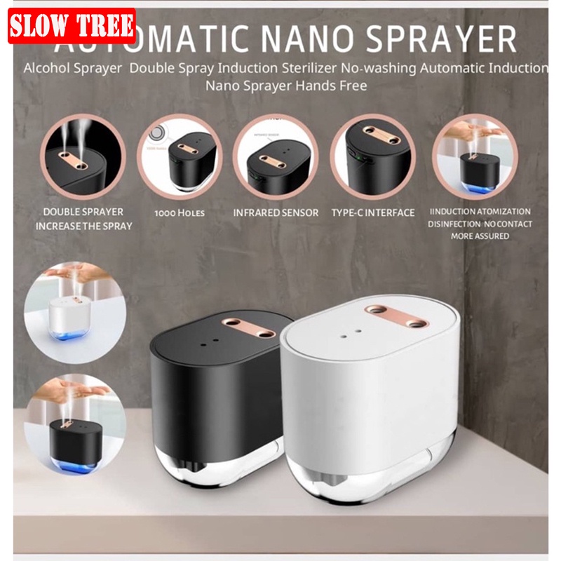 Xịt khử trùng bằng cồn cảm ứng tự động khử trùng thủ công phun kép khử trùng bằng tay cảm ứng khử trùng