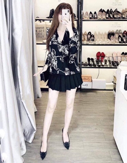 ÁO SƠ MI HOA HOẠ TIẾT