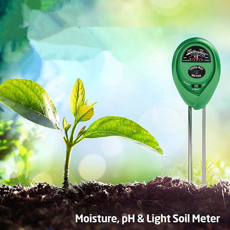 Thiết bị đo độ ẩm/pH/độ sáng cho đất trồng