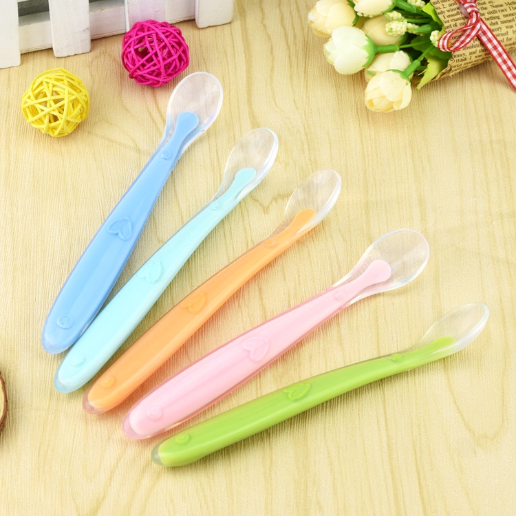 Bộ 2 Thìa Ăn Dặm Silicol Siêu Mềm Chống Nóng Cho Bé Yoota Baby Full Hộp
