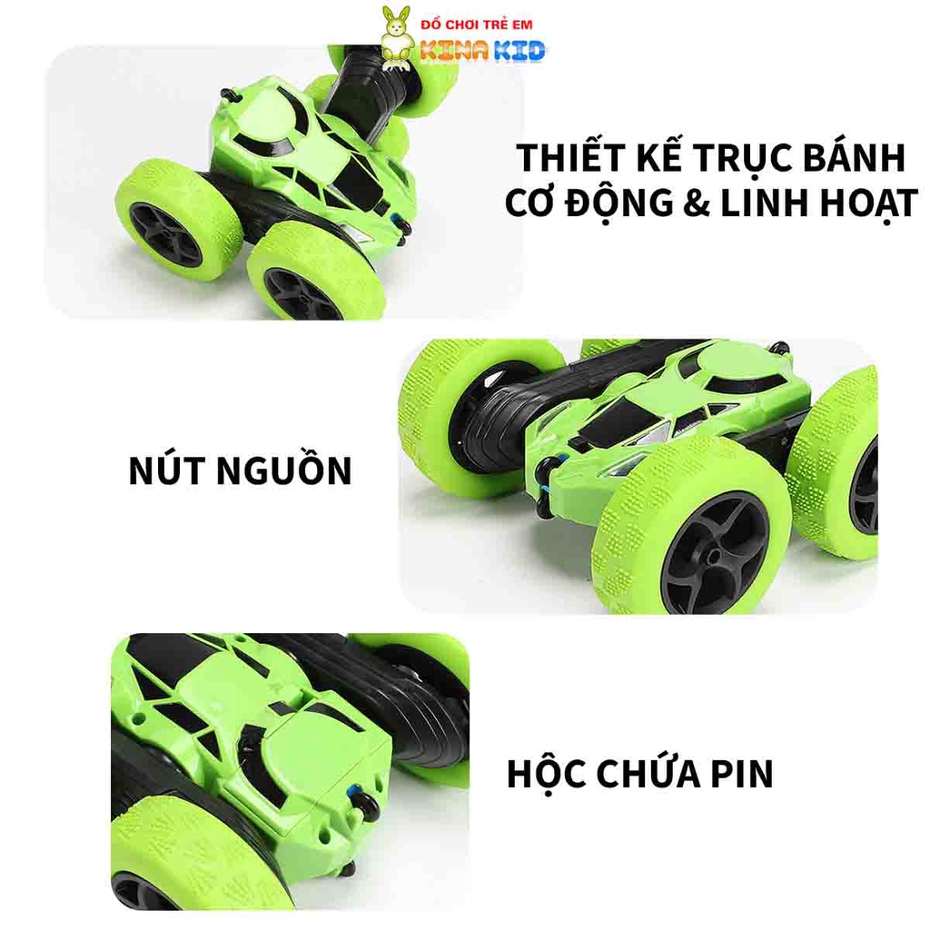 Xe Điều Khiển Địa Hình Nhào Lộn Xoay 360 độ Stunt Car