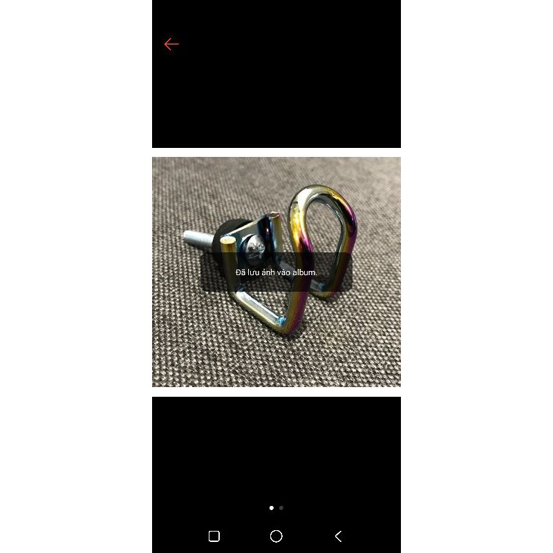 Móc Treo TiTan Chữ U Xi 7 Màu Cho Xe Máy