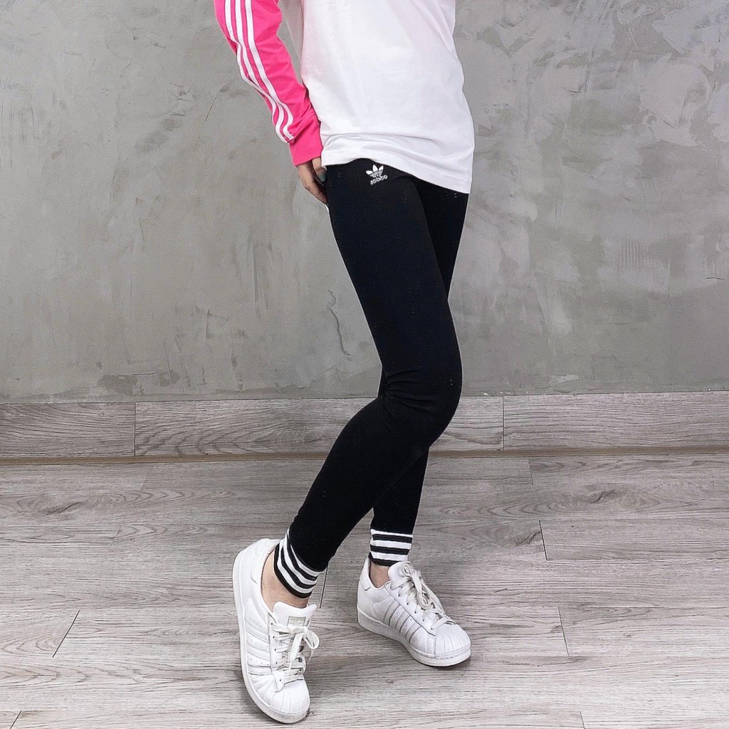 Quần Legging Das Đen đơn giản 1562 Fashion League Tights  Made in Cambodia full tag code