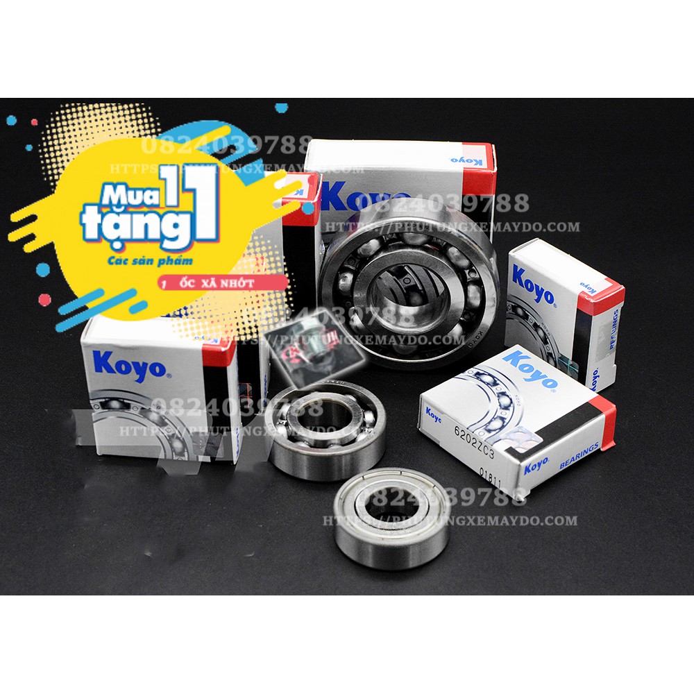 Bộ Bạc Đạn Máy Koyo – Japan Dòng C3 Cho Exciter 135 Các Đời