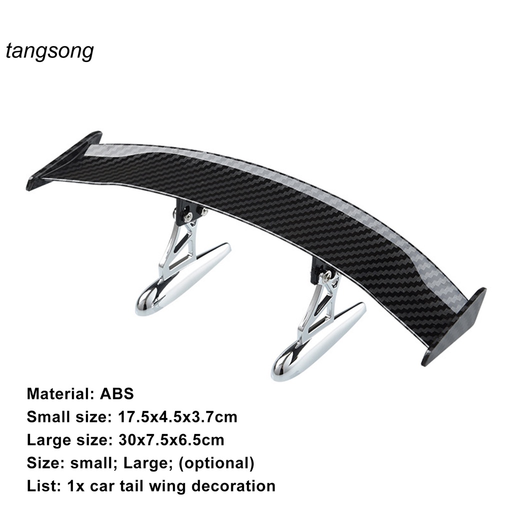 Cánh Gió Mini Gắn Đuôi Xe Hơi Suv Bằng Sợi Carbon