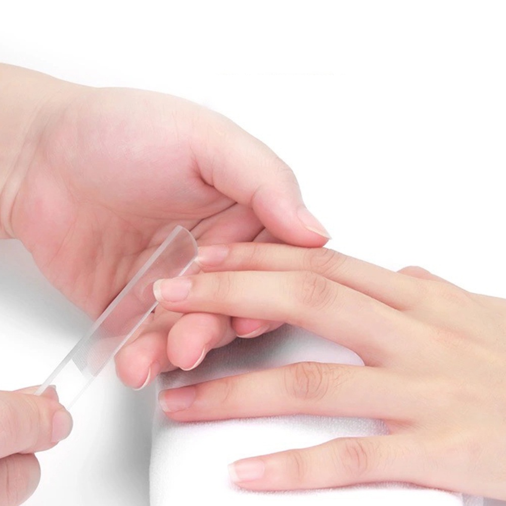 Dụng Cụ Dũa Móng Tay Bằng Kính Kèm Hộp Đựng