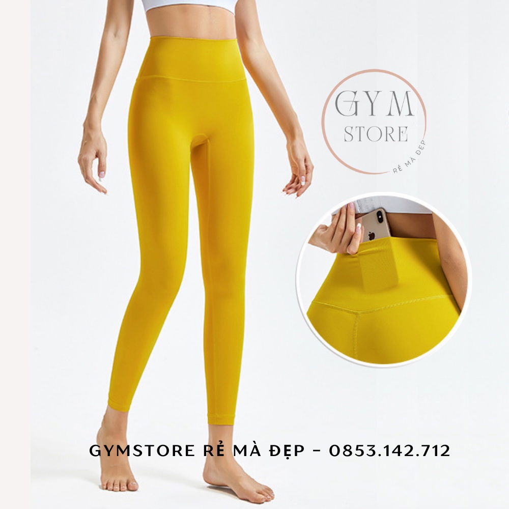 Quần Legging SPANDEX Tập YOGA Pilate ❤️𝐇𝐀̀𝐍𝐆 𝐗𝐈̣𝐍❤️ Thun 219 Lulu Siêu Co Giãn Gen Bụng Nâng Mông Thể Thao Nữ 𝐆𝐘𝐌𝐒𝐓𝐎𝐑𝐄