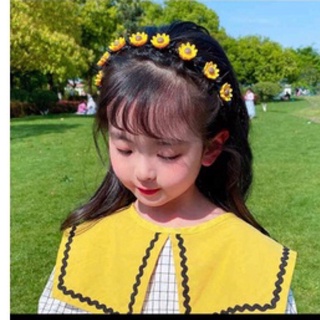 bờm tóc đính hoa bé gái