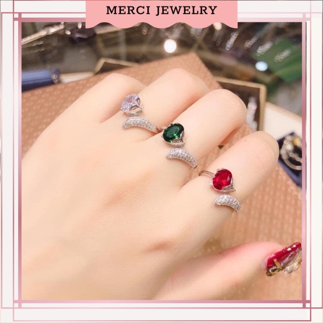 Nhẫn bạc hồ ly thời trang nữ, thiết kế tinh tế phù hợp cho đi tiệc, đi chơi, công sở