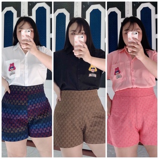 Set sơ mi quần đùi bigsize