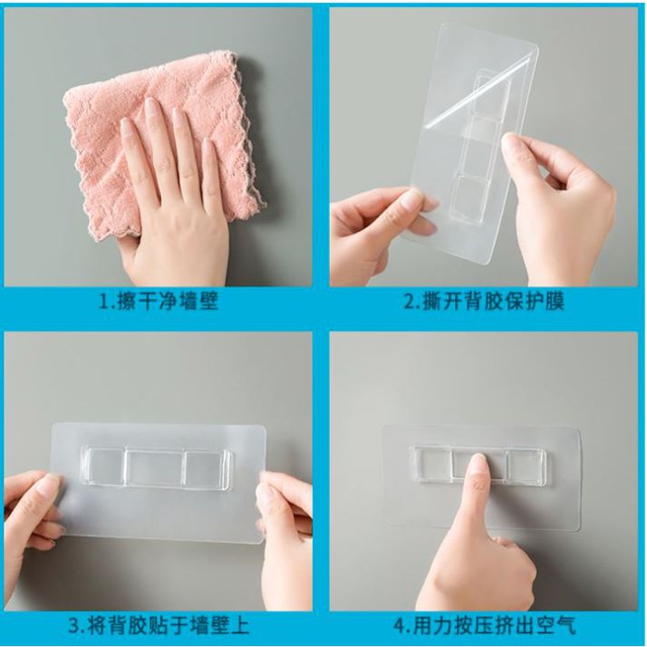 Ống đũa dán tường 2 ngăn thông minh hình đám mây