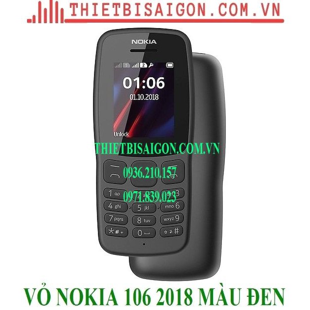 VỎ NOKIA 106 2018 MÀU ĐEN