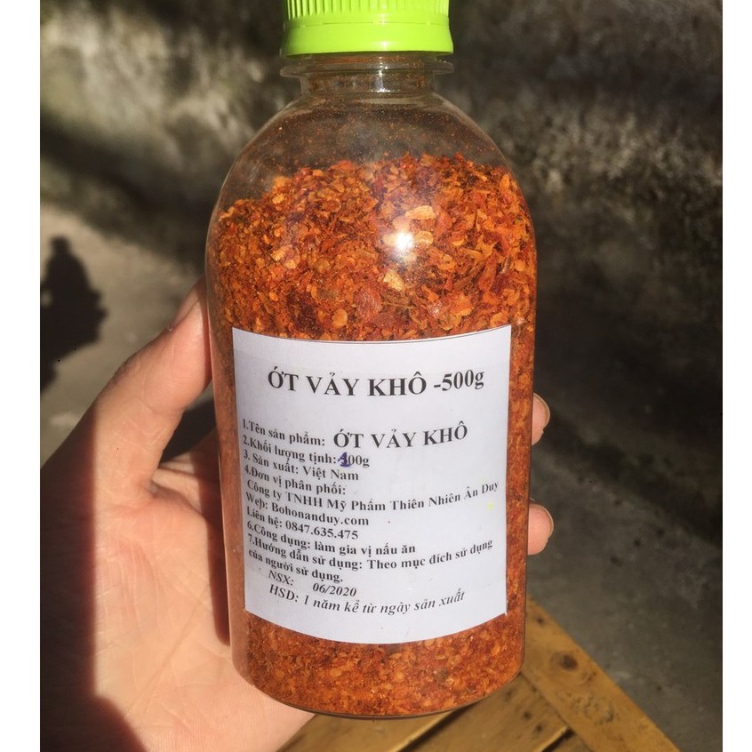 ỚT VẢY CÁNH NHỎ SIÊU CAY LÀM KIM CHI 100g