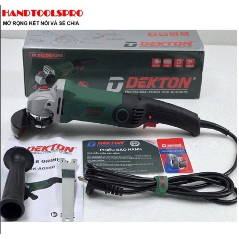 MÁY MÀI GÓC 100MM CHỈNH TỐC ĐỘ DEKTON DK-AG950S