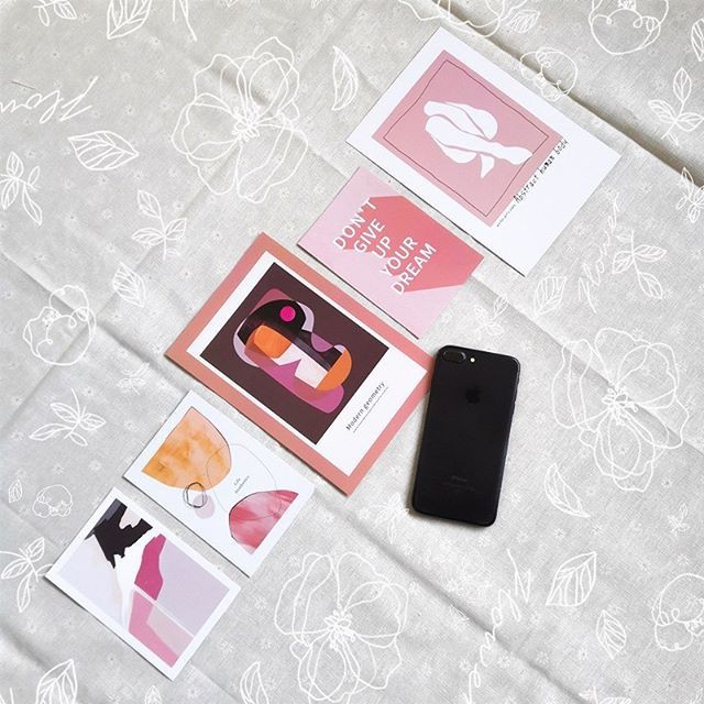 Set 5 Tấm Postcard Trang Trí Đáng Yêu