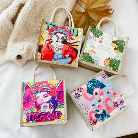 Túi Cói Mini Hot Trend Nhiều Mẫu,Túi Tote Canvas