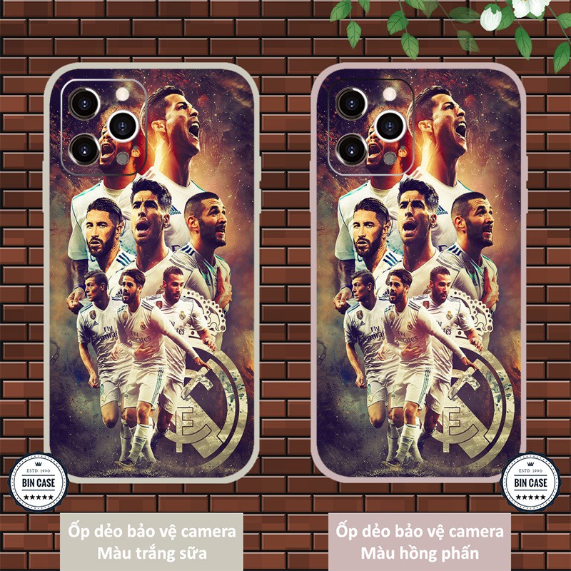 ⚽ Ốp lưng Real Madrid siêu hot trend ⚽ Ốp dẻo độc đáo iphone 6/6s/7/8 plus/x/xr/xs max/12 pro max/11 promax SPORT0063