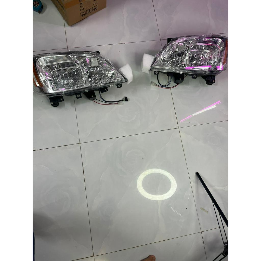 Đèn pha lắp xe trường hải dài góc chéo 65cm