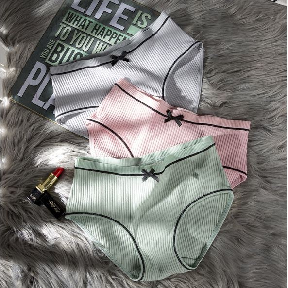 Quần lót tăm tre có nơ xuất Nhật siêu thoáng TTG36 | BigBuy360 - bigbuy360.vn