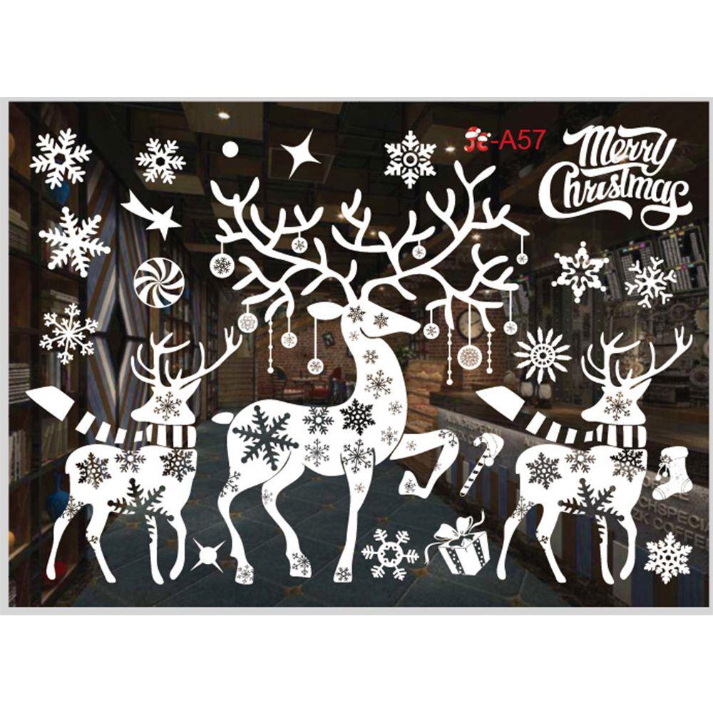 Miếng Dán Cửa Sổ Trang Trí Giáng Sinh DIY