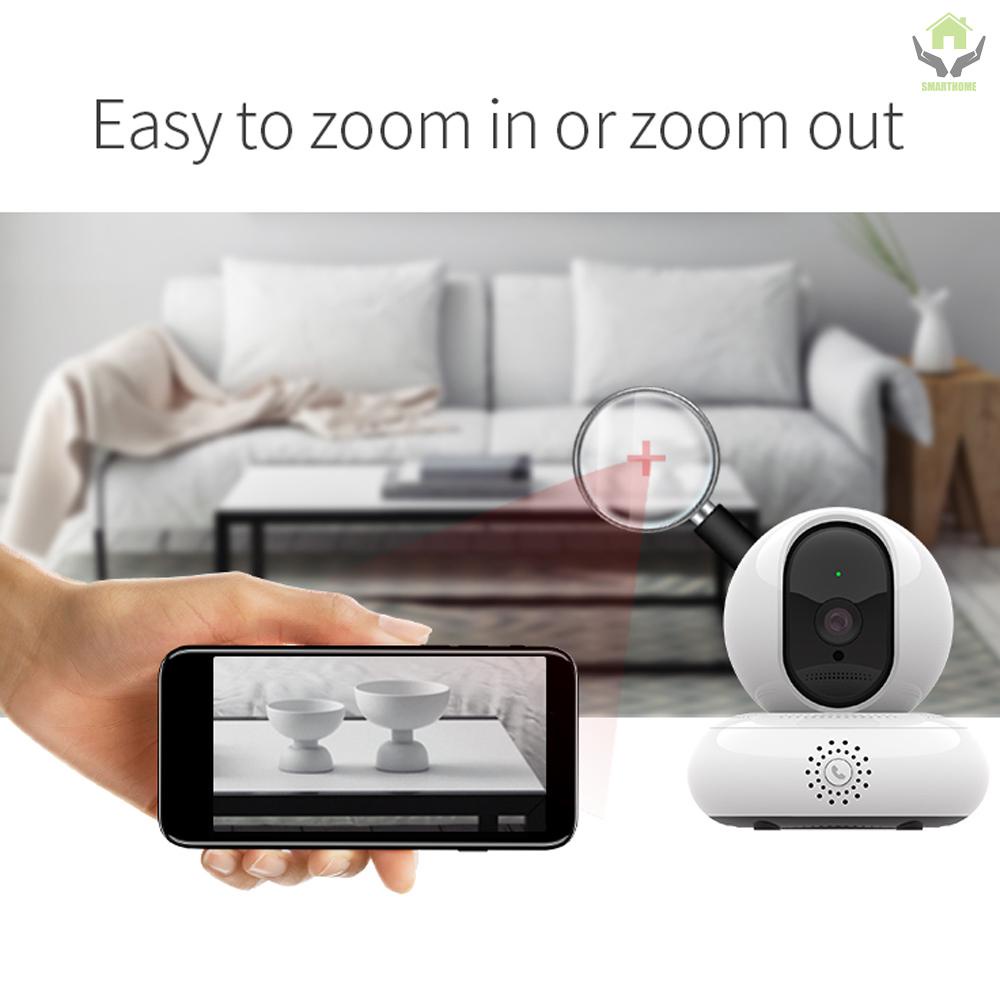 Night-Vision Wireless Securitys Camera 2 Million High Definition Network Monitoring One-touch Calling 360 Degree Panoramic 3D Navigation Camera