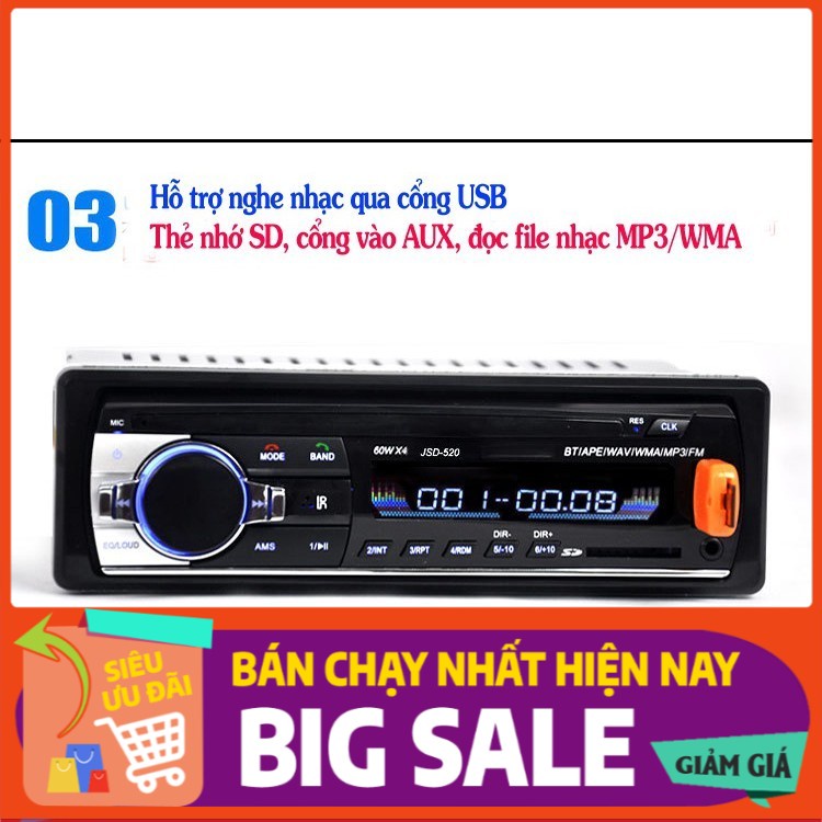 Đầu nghe nhạc bluetooth cho ô tô
