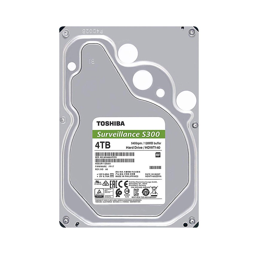 Ổ cứng Toshiba Internal 3.5" 4TB Surveillance S300