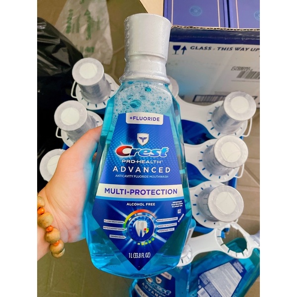 NƯỚC SÚC MIỆNG CREST PRO HEALTH ADVANCED 1 LÍT CỦA MỸ