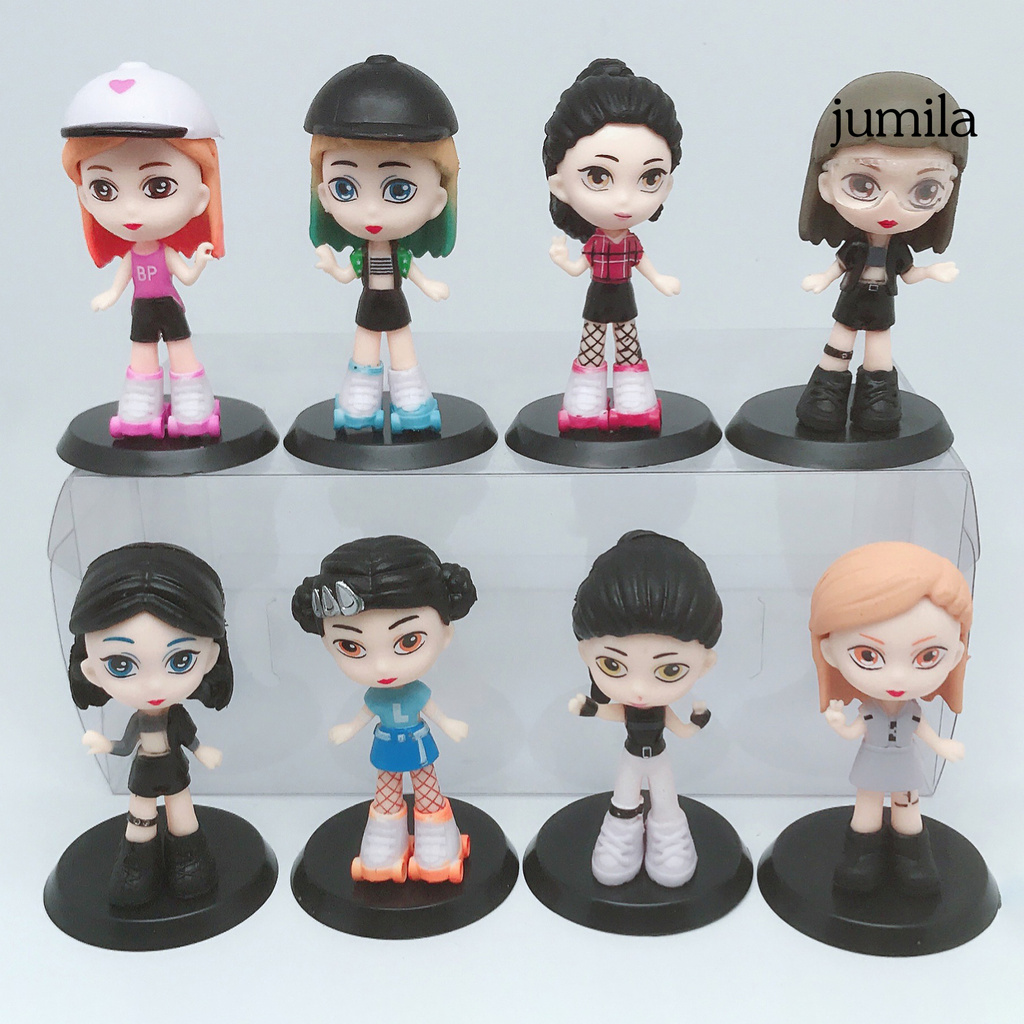 Bộ Sưu Tập Búp Bê Nhân Vật Blackpink (8 Cái)