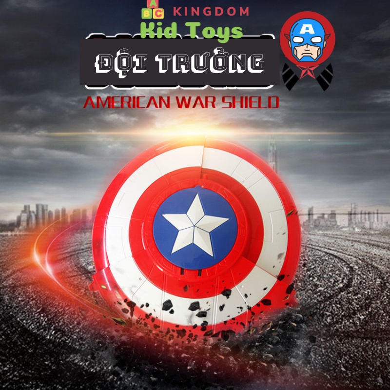 {Quà tặng 10k} Bộ đồ chơi mô hình Khiên Đội trưởng Mỹ,đồ chơi siêu anh hùng người nhện cho các bé