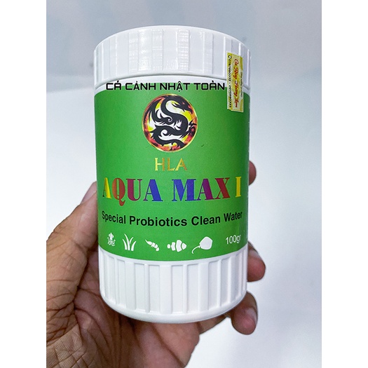 MEN VI SINH CHO BỂ CÁ CẢNH AQUA MAX 1 100G