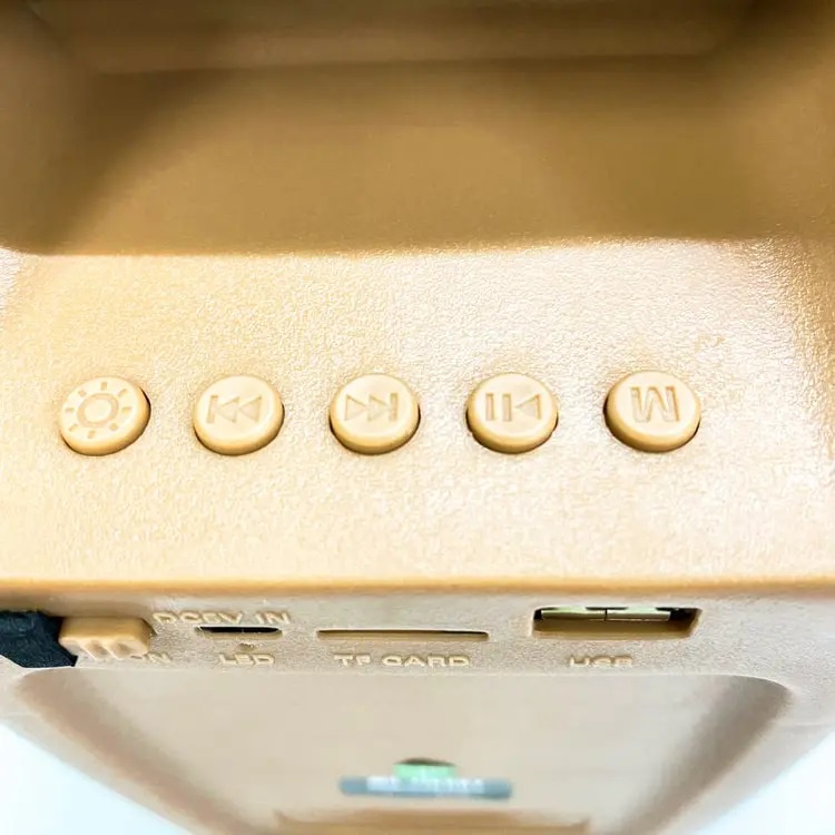 Loa Bluetooth MS-1768BT có đèn led RGB âm thanh chất lượng bass trầm tích hợp khe cắm thẻ nhớ, USB