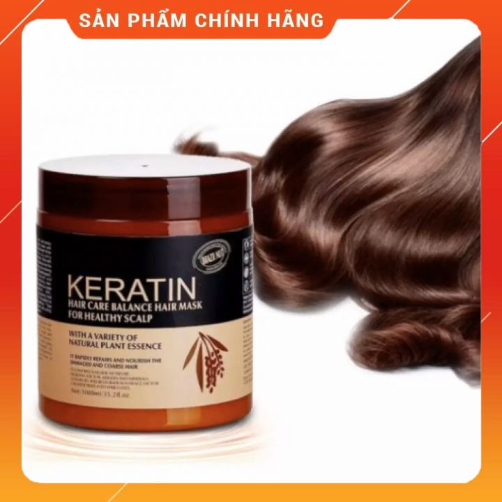 [Hàng chính hãng] DẦU Ủ TÓC , HẤP TÓC KERATIN 1000ml  - Phục hồi tóc cho tóc khỏe