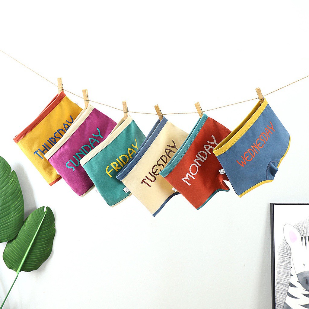 Quần lót cotton mềm dễ thương cho bé trai bé gái