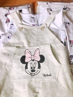Set yếm Minnie bé gái