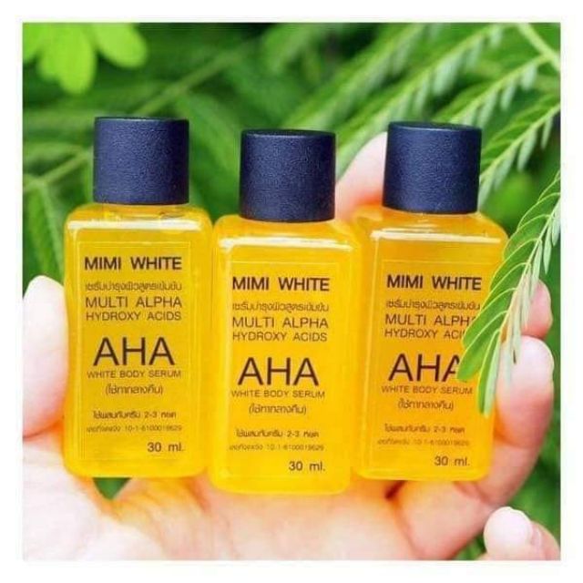 Serum kích trắng AHA mini white