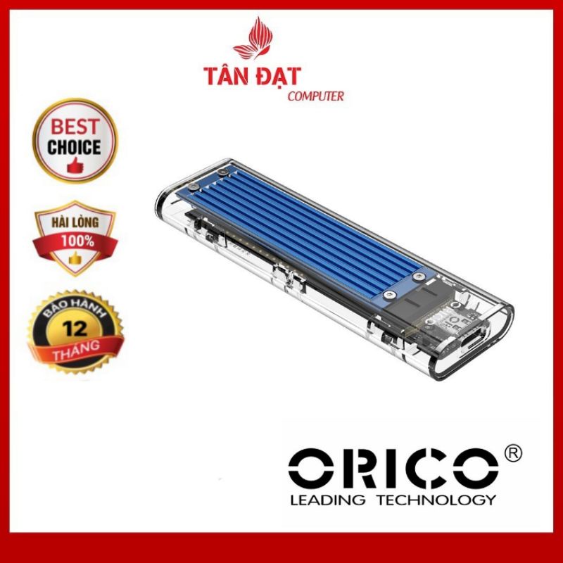 Hộp ổ cứng SSD ORICO NVMe M.2 TCM2-C3