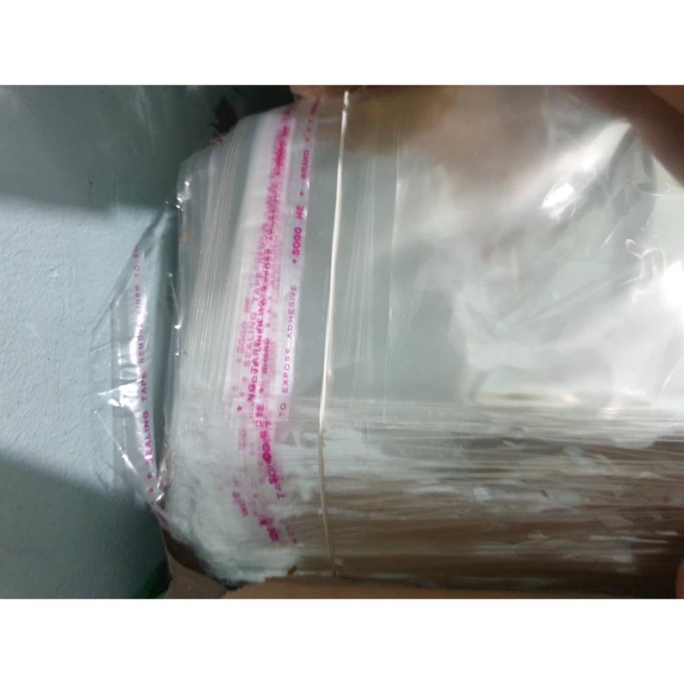 200g túi bóng kiếng dán miệng nhiều size và in túi theo yêu cầu
