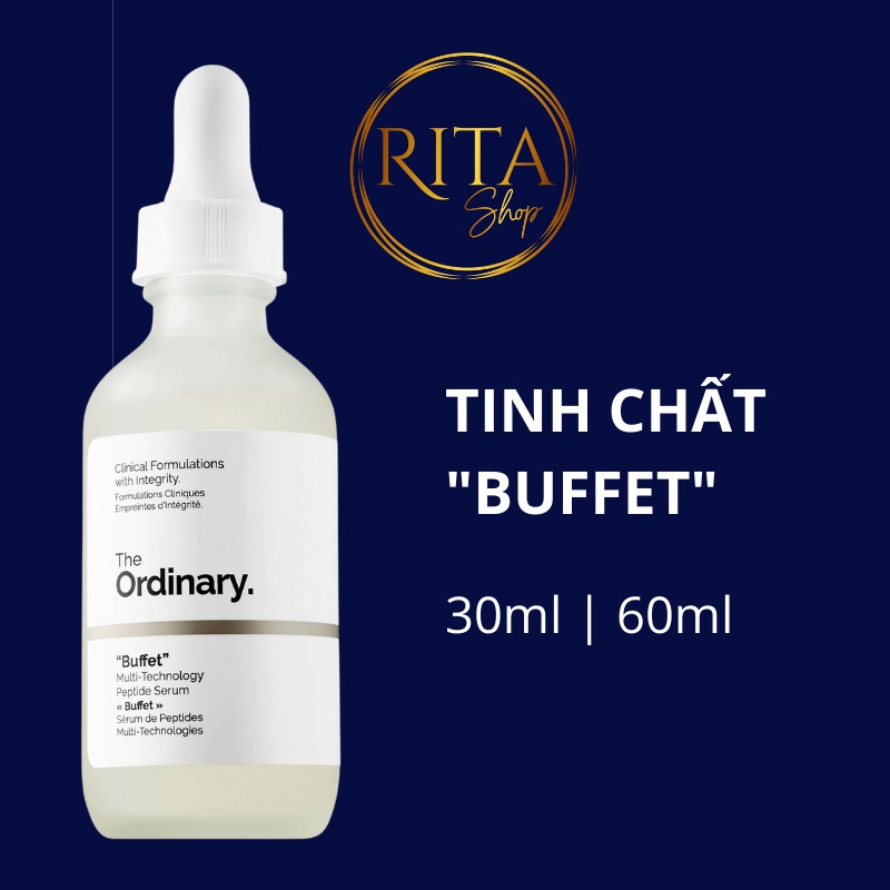 [BILL CANADA] Serum The Ordinary Buffet tinh chất chống lão hoá cấp nước da 30 ml &amp; 60 ml | bufet