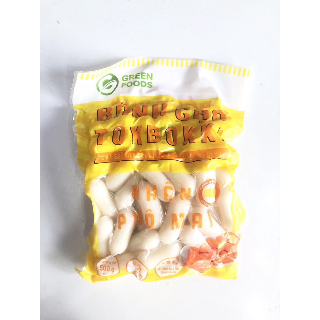 Bánh Gạo Nhân Phô Mai Tokbokki Green Foods 500g