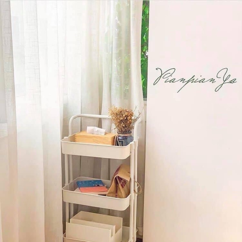 XE ĐẨY/ KỆ TẦNG SPA ĐA NĂNG DECOR ĐỒ CHO BÉ, TẢ BỈM, PHỤ KIỆN, QUAY TIKTOK, PHÒNG NGỦ, NHÀ TẮM, BẾP