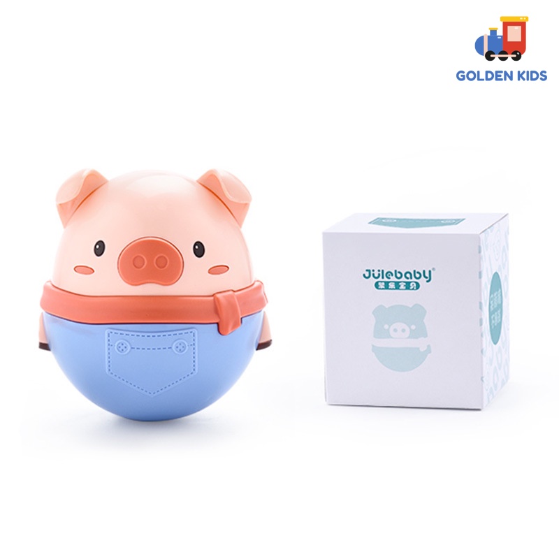 Đồ chơi lật đật hình chú heo hoạt hình dễ thương cho bé GOLDEN KIDS