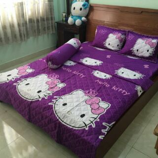 Bộ gra mền gối cotton poly cao cấp