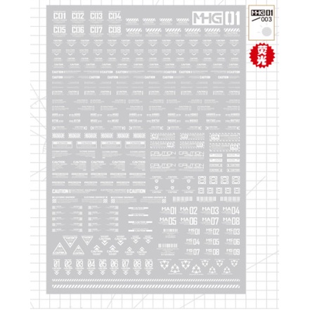 Water Decal nước Hobby Mio MHG01 chuyên dùng cho mô hình - phụ kiện mô hình - gundam
