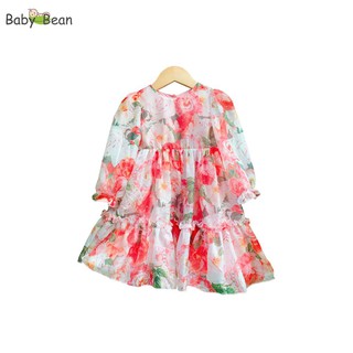 Đầm Lụa Hàn Quốc Cao Cấp bé gái BabyBean