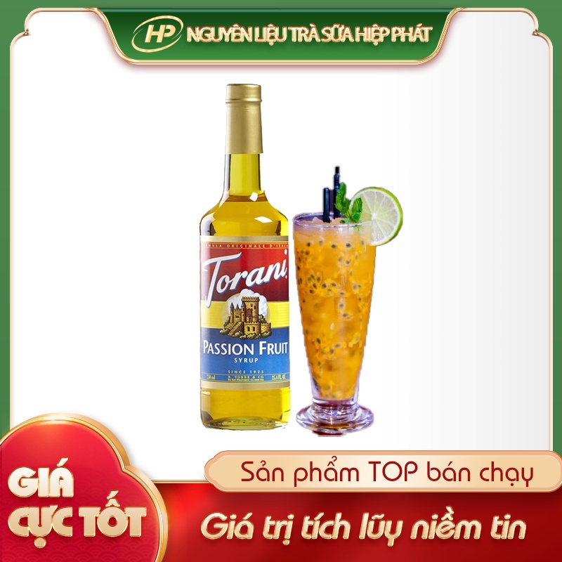 Syrup Chanh Dây TORANI 750ml - [THƠM DỊU] - SP000265 - Nguyên liệu trà sữa HIỆP PHÁT