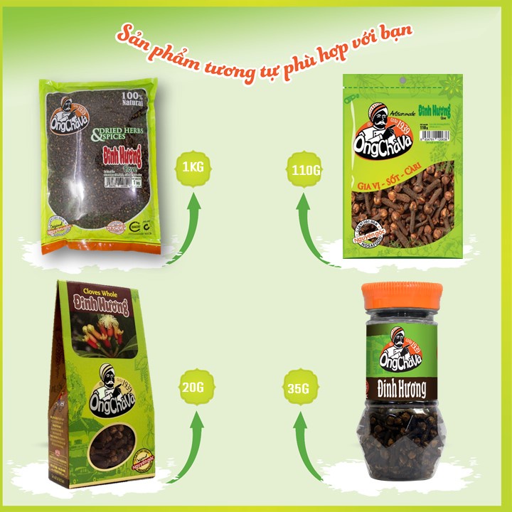 Đinh hương Ông Chà Và 1kg (Cloves)