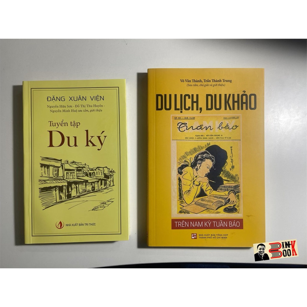 Sách - Tuyển Tập Du Ký – Du Lịch Du Khảo Trên Nam Kỳ Tuần Báo - Combo 2 Cuốn Đặng Xuân Viện  - Bình Book